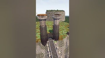 Village of the Forest | Tutorial | Timelapse build #cinematics #minecraft #build  #timelapse