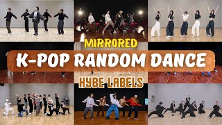 [Mirrored] Hybe Random Dance (Bts, Txt, Le Sserafim, Newjeans, Enhypen, Seventeen Etc.)