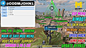 V1.0.49!🔥CODM IOS HACK MOD MENU APK COD MOBILE*WALLHACK *AIMBOT |ANDROID / IOS /RECOIL CODM APP HACK