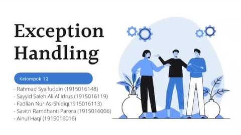 Exception handling pada java #belajarbareng