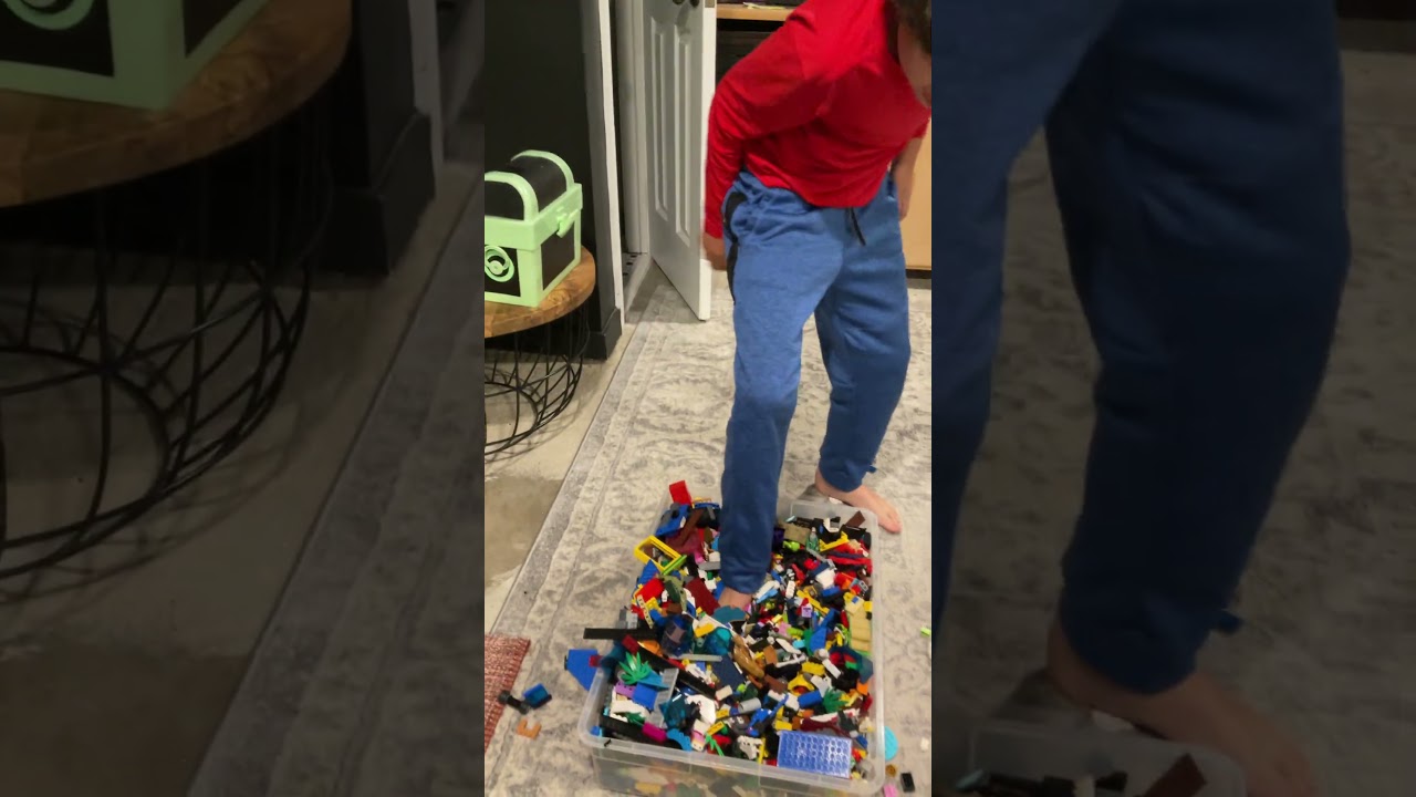 Walking on Lego challangen 