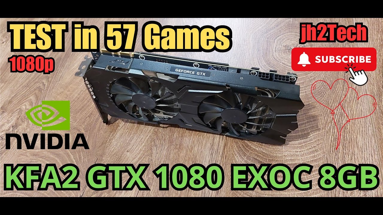 GTX 1080 8GB - MEGA test in 57 NEW and OLD games with FSR ON/OFF