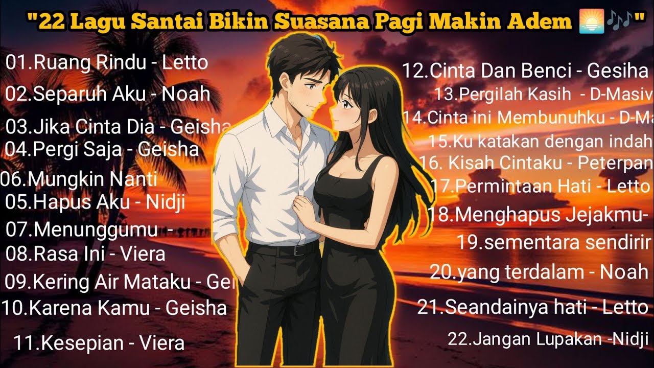 LAGU SANTAI PAGI HARI ENAK DI DENGAR |Letto Ruang Rindu | - YouTube