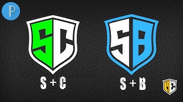 Monogram Logo Design With Shield Shape | Pixellab Logo Design Tutorial 2022 ||Maax Editz