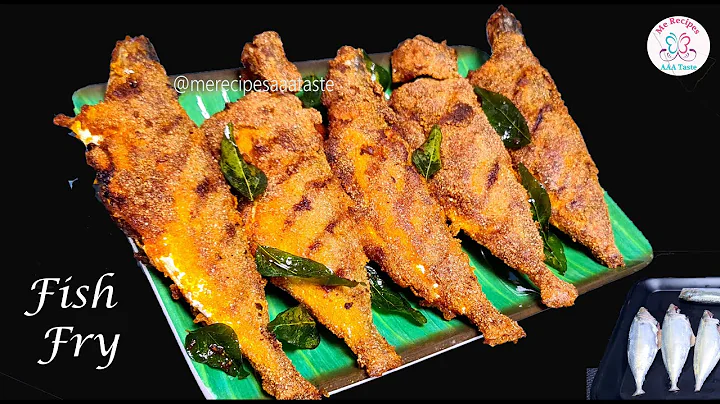 Spicy Crispy  Fish Fry | Easy CRISPY Fried Mackerel | Bangda Fish Fry