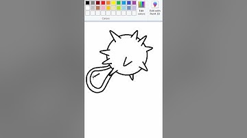 Qwilfish? - MS Paint #drawing #pokemon #ditto