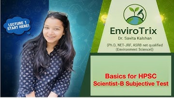 Mastering Environmental Science Answer Writing for HPSC Scientist B & Assistant Professor Exams