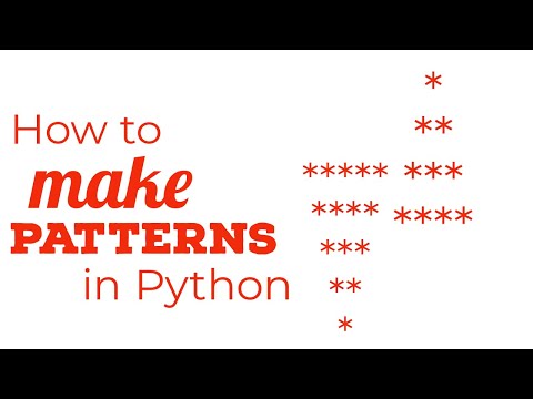 How to Make Patterns in Python Language (Part 1)