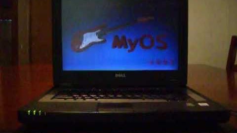 "MyOS v0.0.1" Booting Up