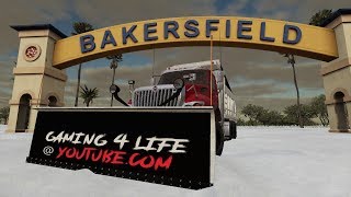 Fs19 Mods  Plowing Snow In The City Of Bakersfield  Farming Simulator 19