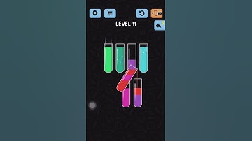 Water color sort game/ 11 to 15 level complete #shorts #shortvideo