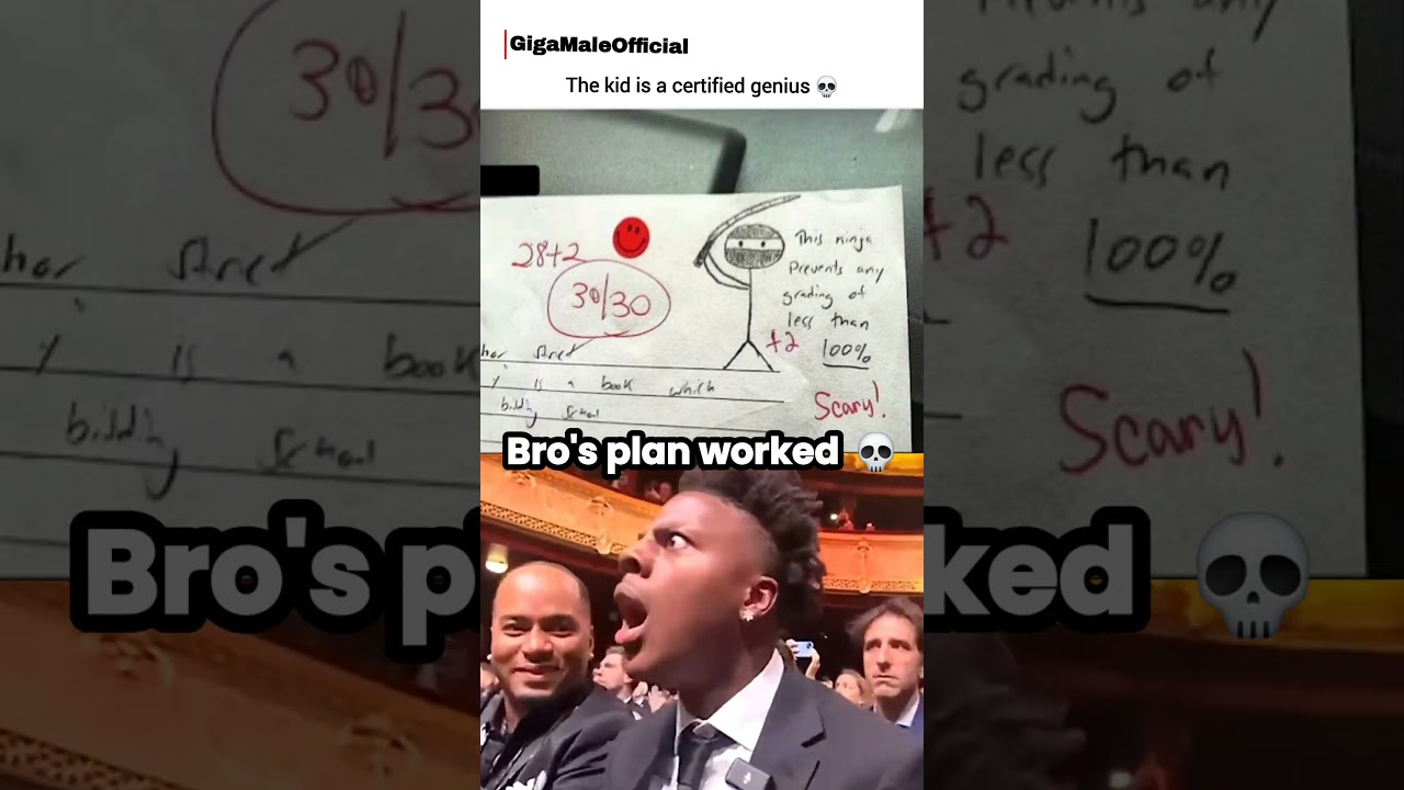 This kid is a certified genius 💀 