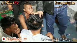 Heboh.. Pria Sedang Mabuk Lem Disarolangun Terciduk Saat Razia Dimalam Tahun Baru