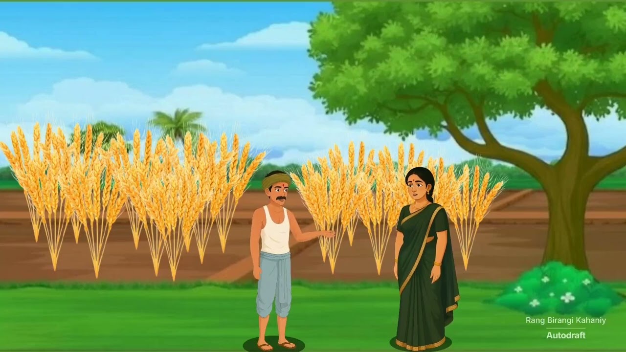 आलसी किसान | HINDI KAHANIYA | HINDI STORIES | MORAL STORIES IN HINDI
