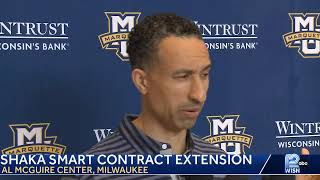 Vice President & Director Athletics Bill Scholl and Head Coach Shaka Smart talk about contract ex…