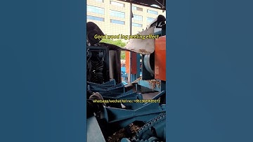 How to remove tree barks effectively? Wood log debarking machine with great peeling effect #debarker