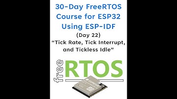 Day 22 – Tick Rate, Tick Interrupt, and Tickless Idle