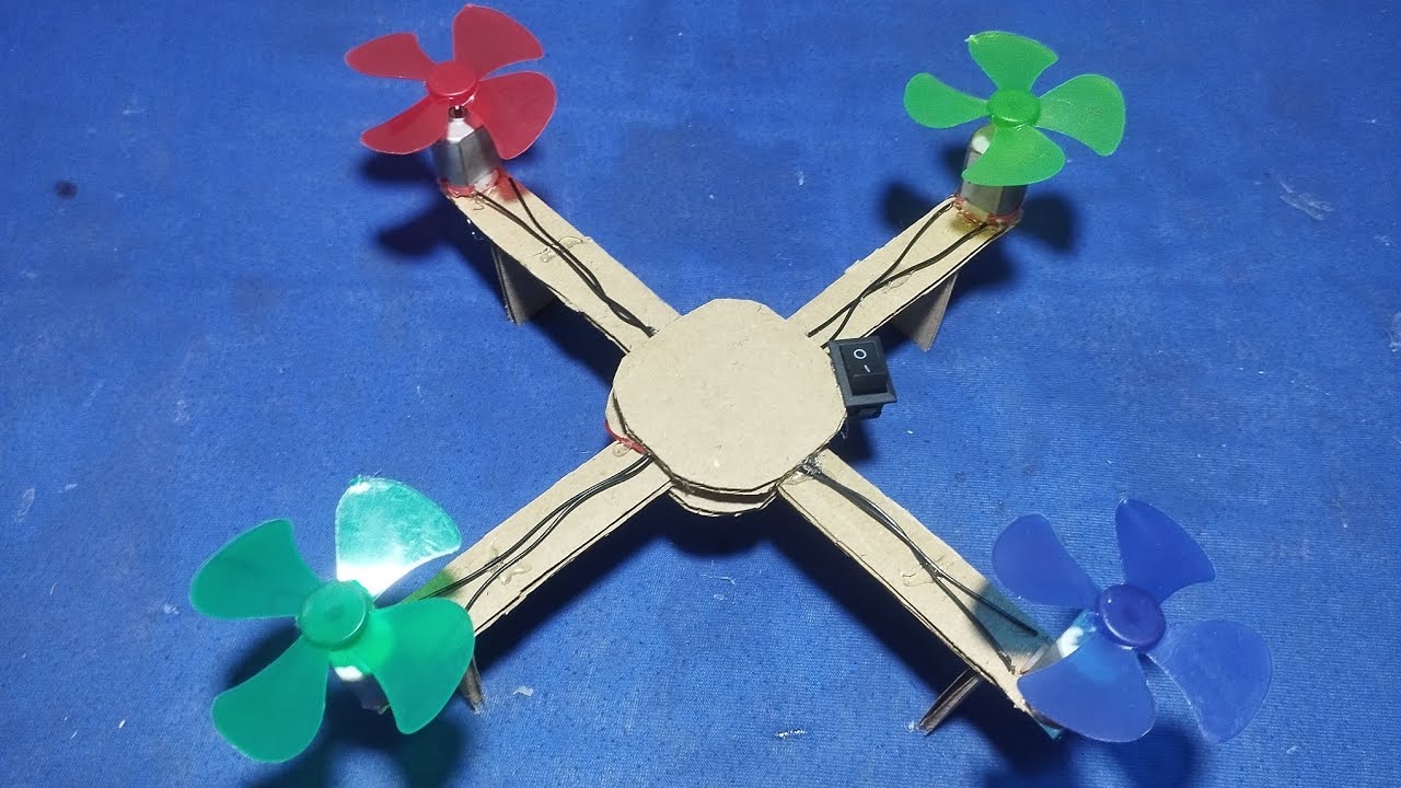 DC Motor Se Drone Banana 🚁 | Step By Step Complete Guide Homemade Drone 🔥