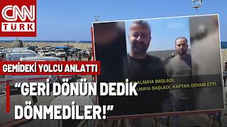 Batan Gemide Korku Dolu Anlar! Kurtulan Yolcu Dehşeti Anlattı: “Kaptan İnat Etti, Devam Etti”