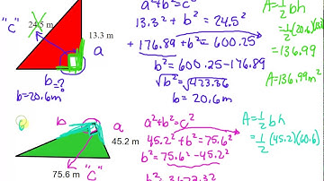 MPM1D 8.1 The Pythagorean Theorem Video 4
