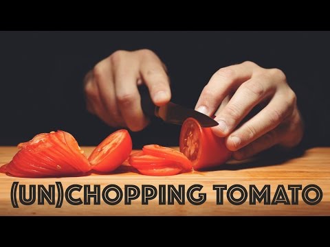 ASMR [Un] Chopping Tomatoes (4K)