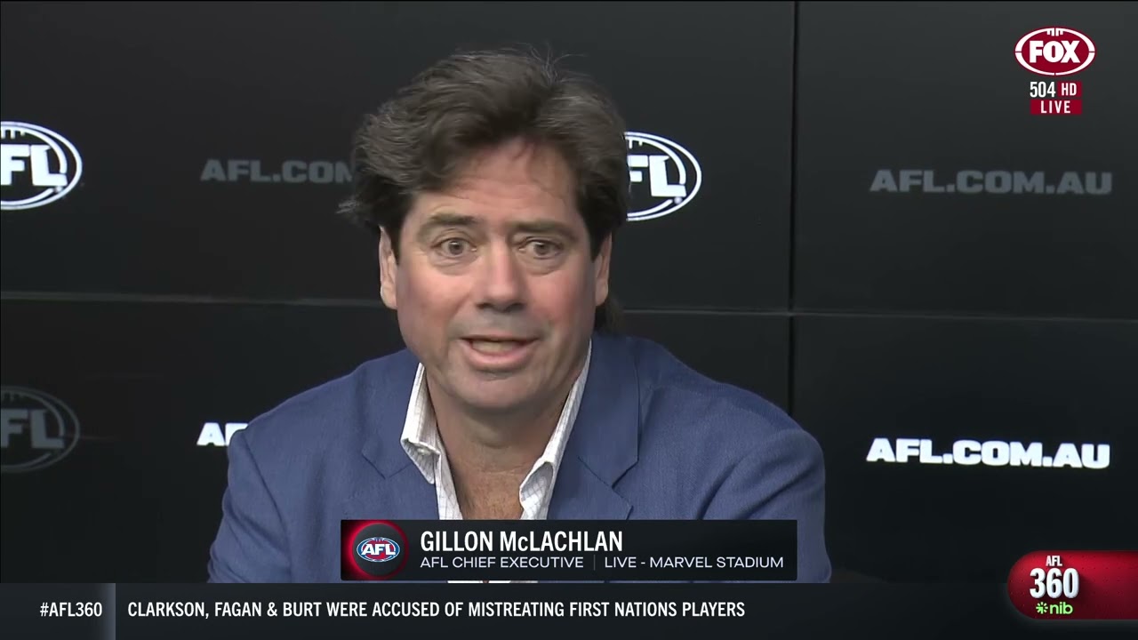 AFL CEO Gillon McLachlan addresses Hawks investigation ending - Full Press Conference I Fox Footy