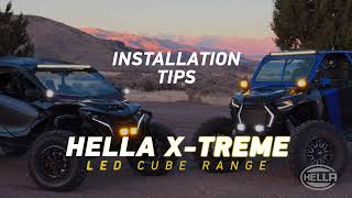 Hella X Treme Led Cubes Installation Tips