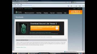 Second Life Video - 1 - Download and Install
