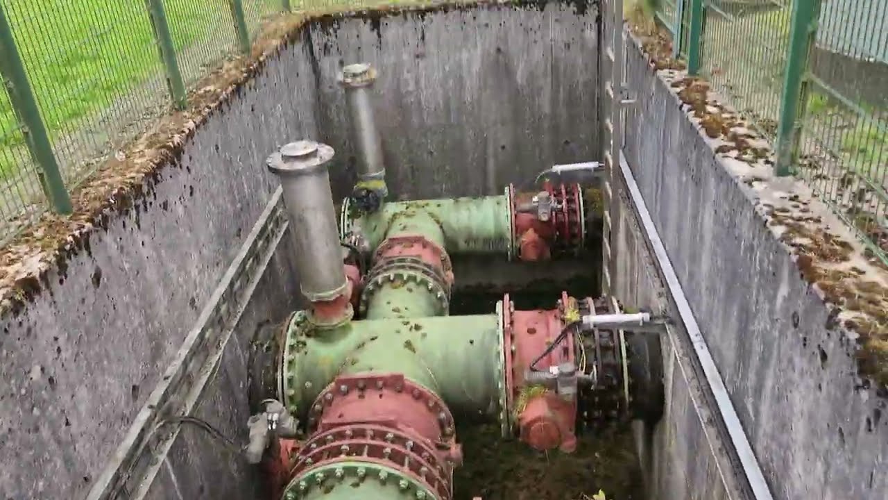 4K Evinger Bach Oberlauf und Pumpwerk Eving - Netter EGLV Mitarbeiter - Relikte einer Ex Köttelbecke