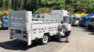 【中古特殊トラック販売　売約済み！】H18 トヨタダイナ 2t 平ボディ 床下収納車 垂直パワーゲート付 工具箱付工作車 /　設備業・配管業・据付工事業などのお仕事にどうぞ！発電機・コンプレッサーなど
