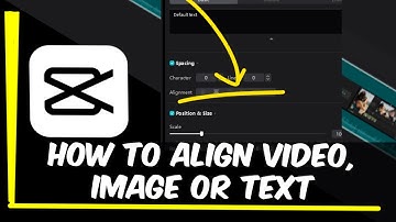 How To Align Video, Image Or Text  | CapCut PC Tutorial