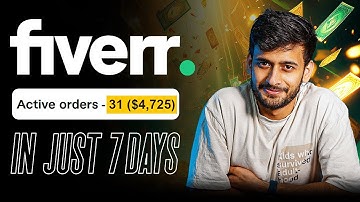 Get Your 1st Order on Fiverr in Just 1 Week | Apply These 5 Tips