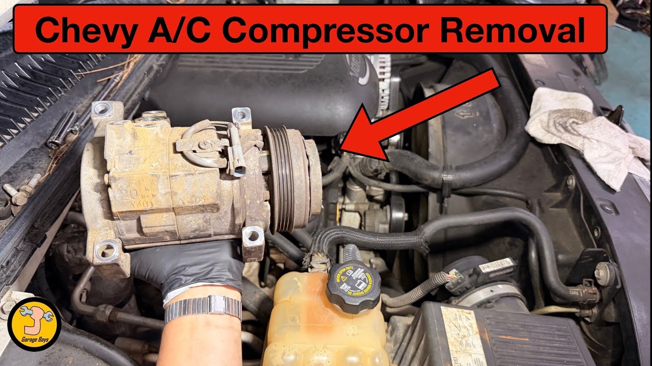 How to Replace Chevrolet Suburban AC Compressor - YouTube