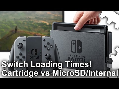 Switch Loading Times! Cartridges vs Micro SD vs Internal Storage!