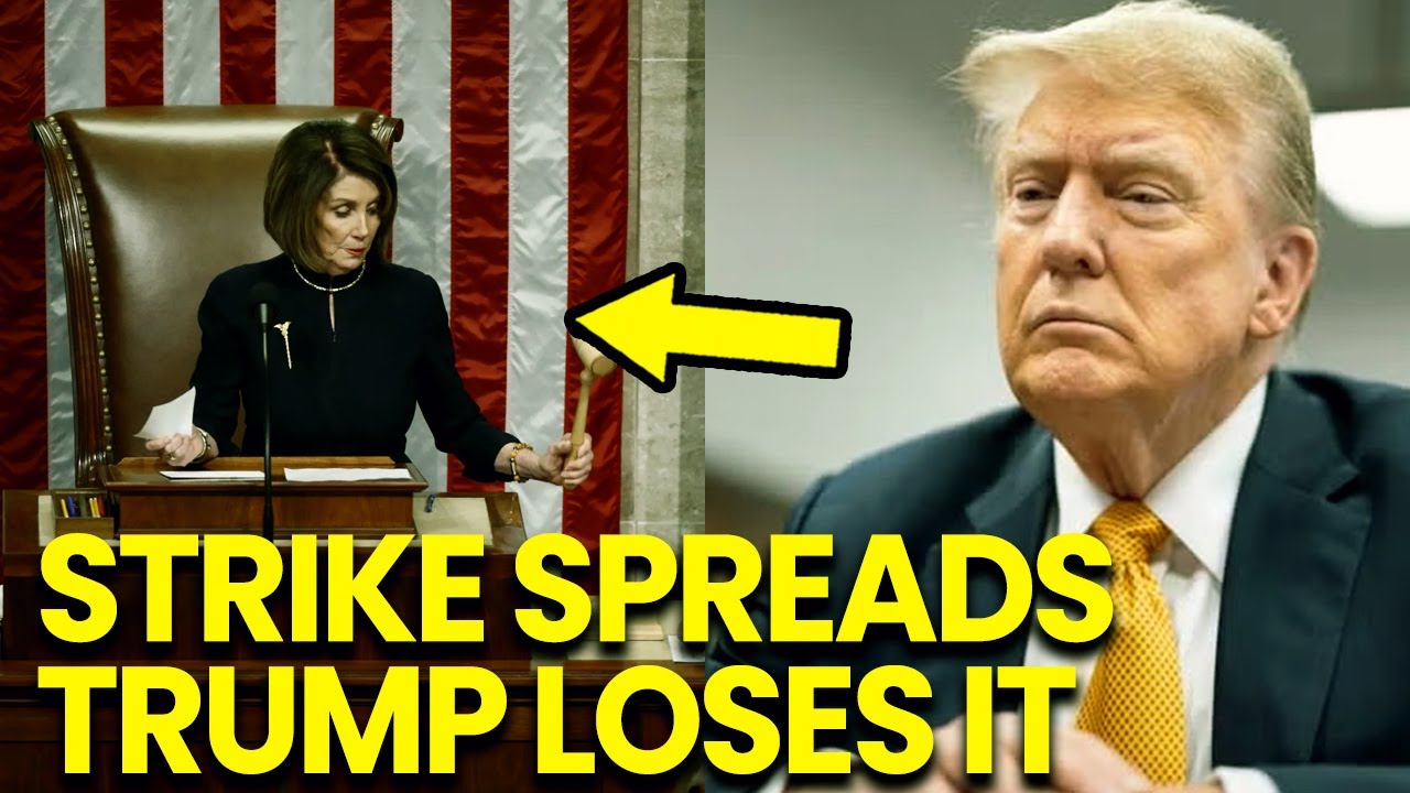 Trump LOSES HIS MIND as GENERAL STRIKE SPREADS