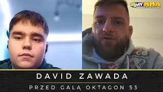 DAVID ZAWADA | OKTAGON 53 |  Hojat Khajevand | Waga średnia? | Powrót do KSW? | OKTAGON w Polsce?