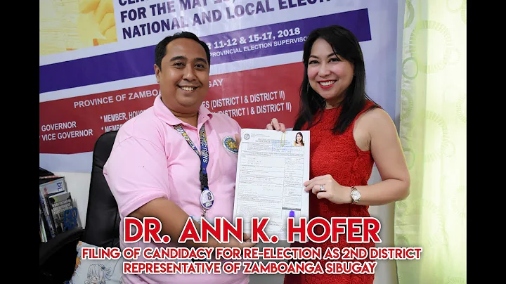 Dr. Ann K. Hofer Filing of Candidacy for 2019
