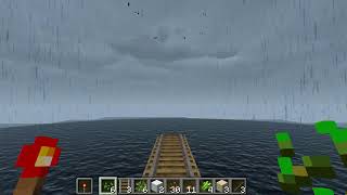 24/7 Minecraft Rollercoaster - AI controlled Minecart screenshot 4