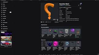 Question Mark Hat went back on sale | Roblox Memorial Day Sale Part #2