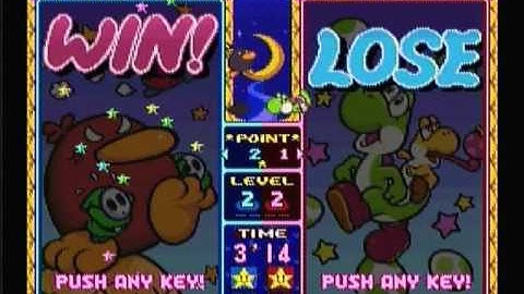 Tetris Attack Vs on Super Nintendo 3rd Match