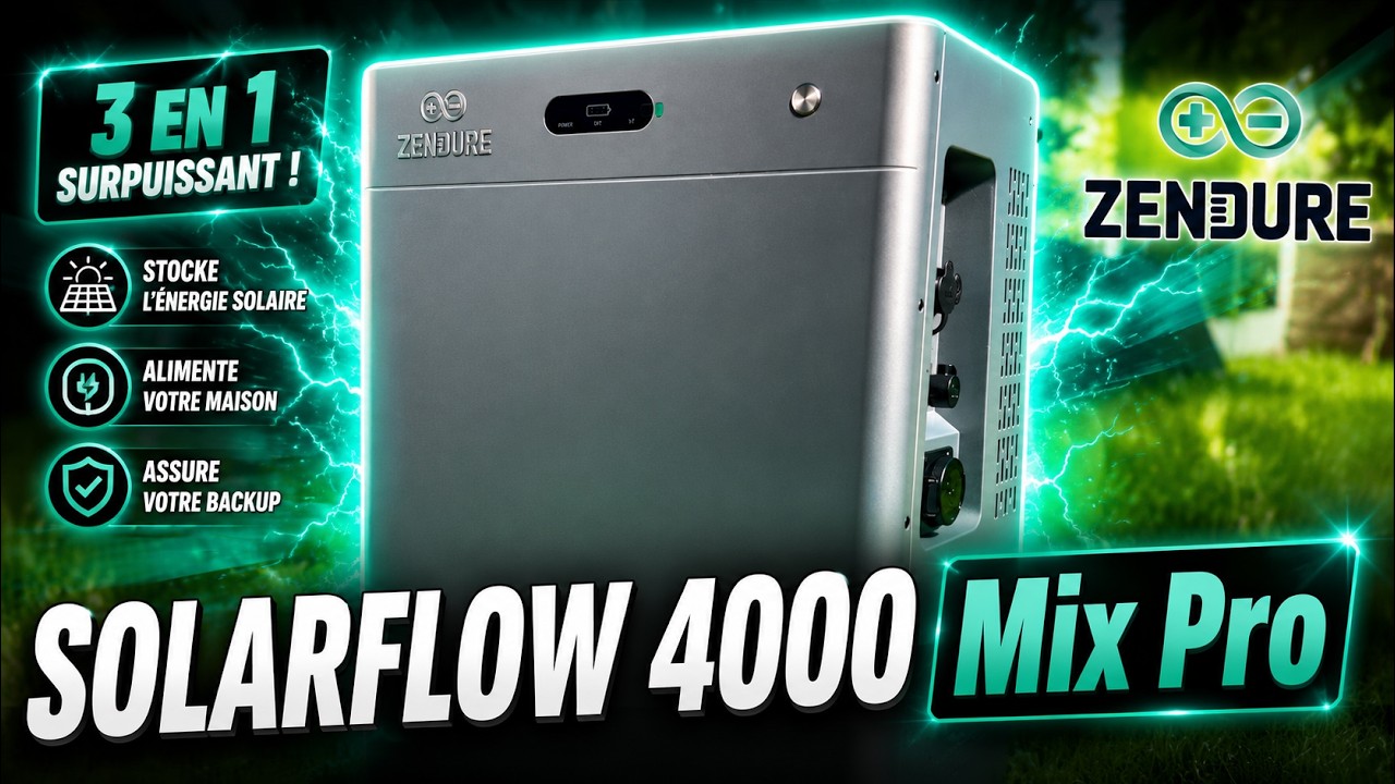 Test du SolarFlow 4000 Mix Pro de Zendure : la station 3 en 1 la plus puissante de Zendure !
