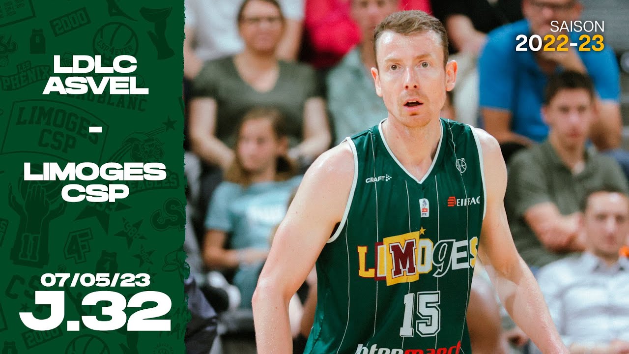J.32 LDLC ASVEL Limoges CSP YouTube