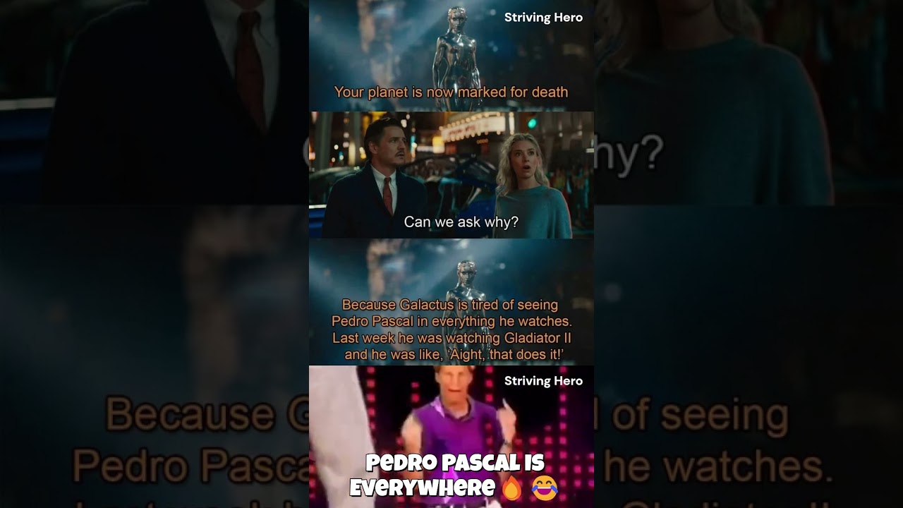 Pedro Pascal vs Galactus: He is Everywhere 🔥🤣 