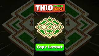 Best Th10 Hybrid Base 2025 Anti-Everything & Loot Saver