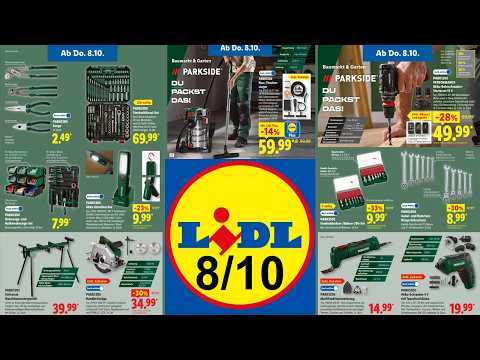 LIDL PARKSIDE Katalog ab 08.10.2026 🛠️ Neue Werkzeuge, Top-Angebote & Überraschungen #parkside #lidl