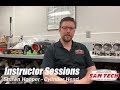Sam tech cylinder head instructor shawn hooper school of automotive machinist  technology
