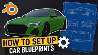 Perfect Car Blueprint Setup in Blender