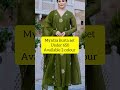 myntra kurta set with organza dupatta available 2 colour #myntra