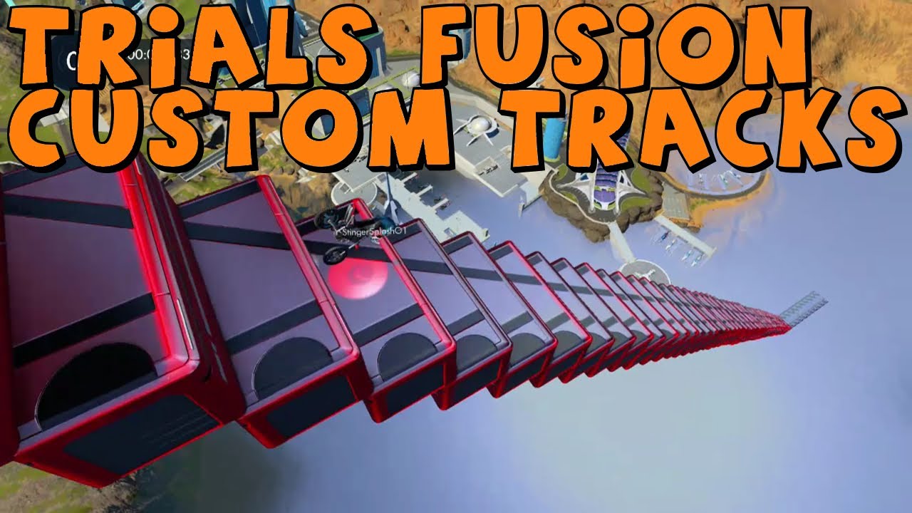 Trials Fusion | Easy, Medium, Hard and Extreme Custom Tracks!