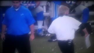 Gunther Cunningham punts his clipboard